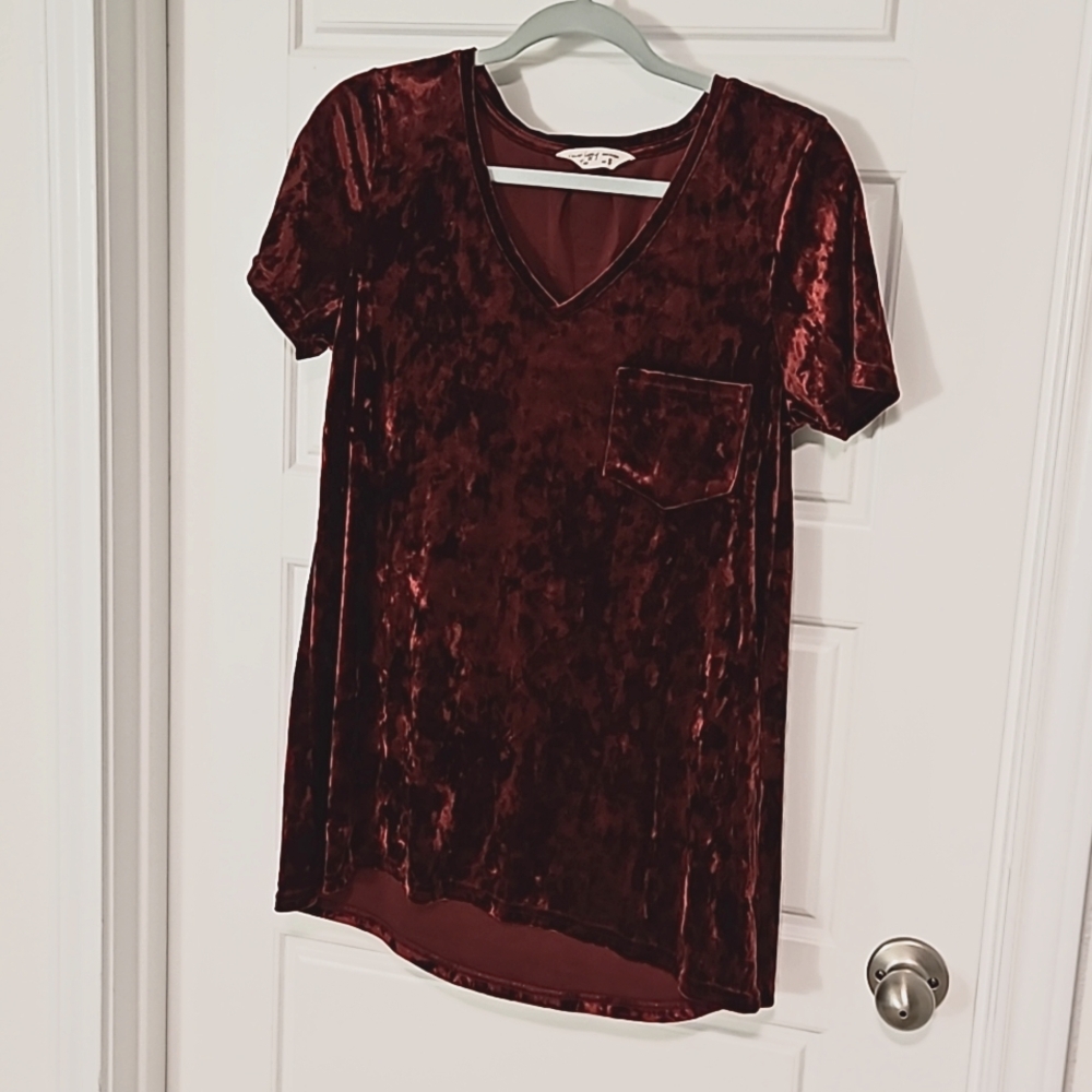 Crushed Velvet Tunic
